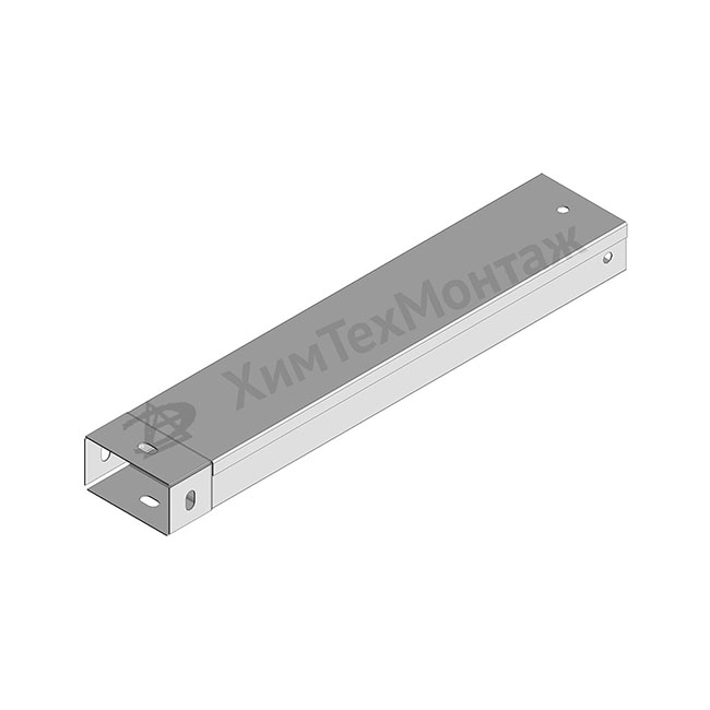 Короб глухой прямой СП 100*50, L = 2500 Ц (оцинкованный)