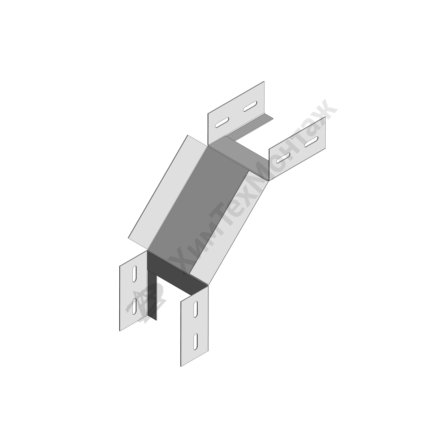 Лоток монтажный угловой наружный ЛМУН, s=1.2