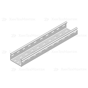 Лоток замковый перфорированный ЛЗП L=2000 мм, s=1.0 ПО (порошковая окраска)