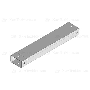 Короб глухой прямой СП 150*100, L = 3000 ГЦ (горячий цинк)